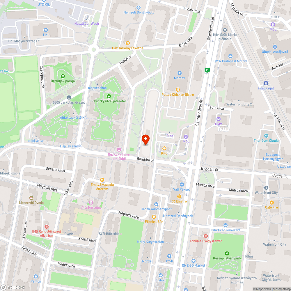 Vascső bejelentés helye