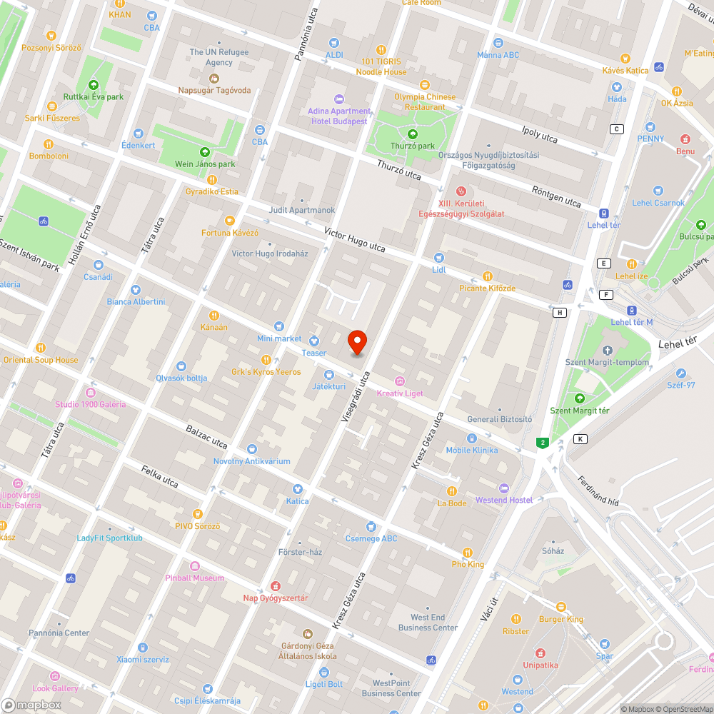 Beláthatatlan kereszteződés bejelentés helye