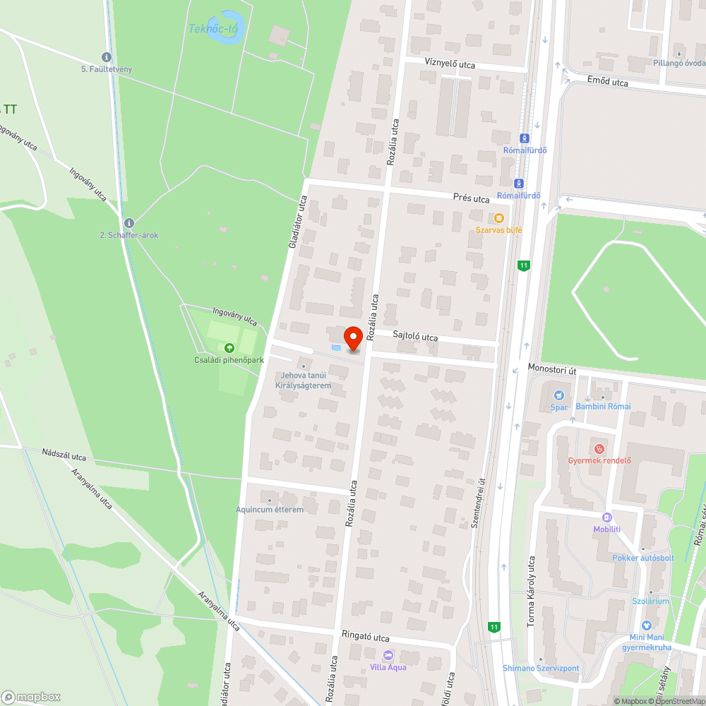 Halott fa bejelentés helye