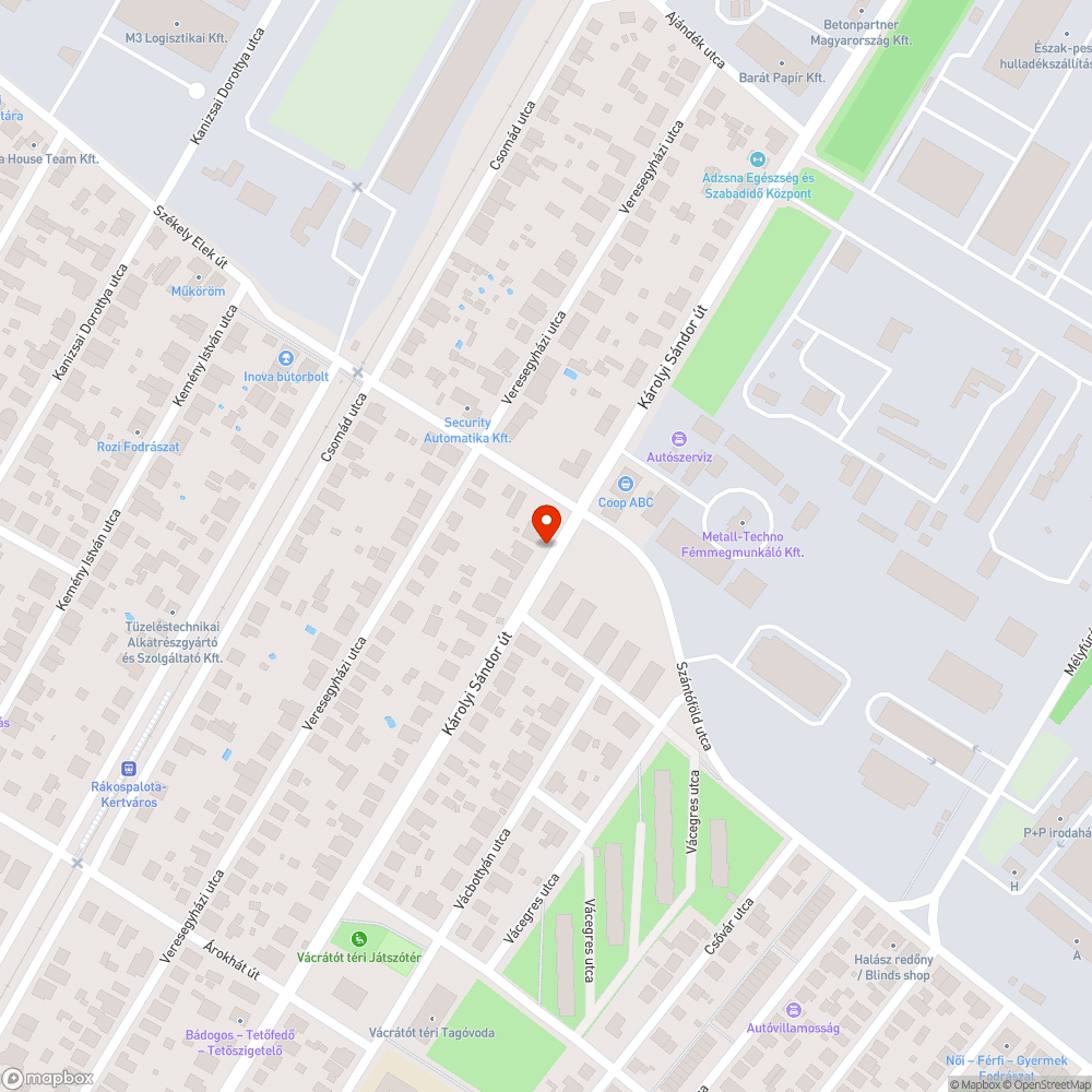 Elhajlott lécek bejelentés helye