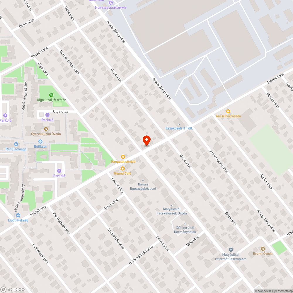 Összetört sarok bejelentés helye