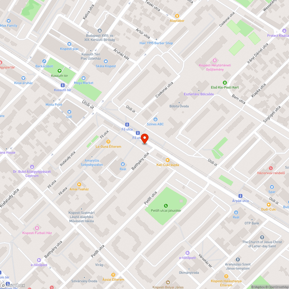 Lyuk - balesetveszély bejelentés helye