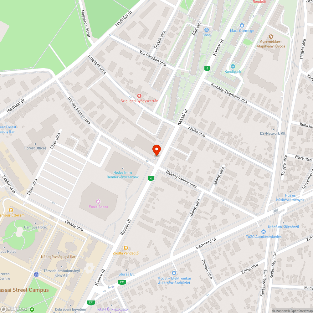 Veszélyes aknafedő bejelentés helye