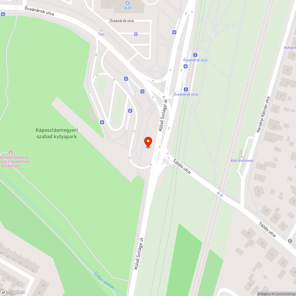 Elhanyagolt padok bejelentés helye