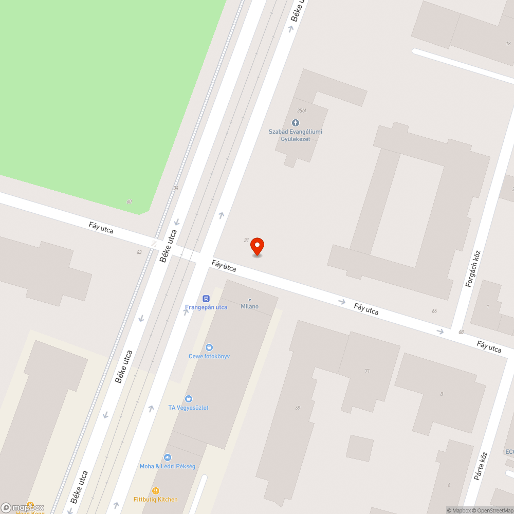 Bálványfák bejelentés helye