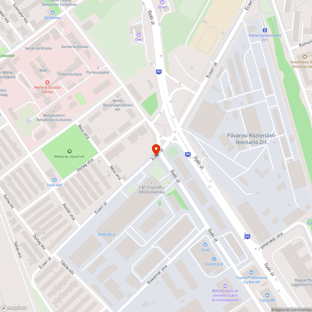 Eltűnt szegélykövek bejelentés helye