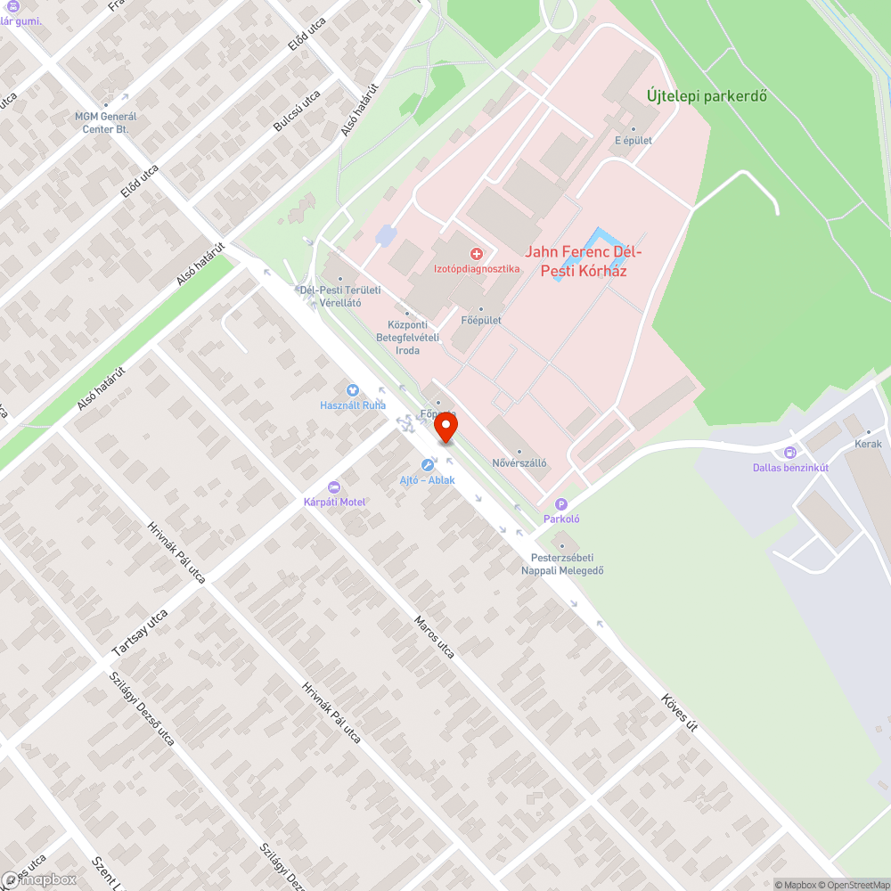 Meg rongált busz megálló bejelentés helye