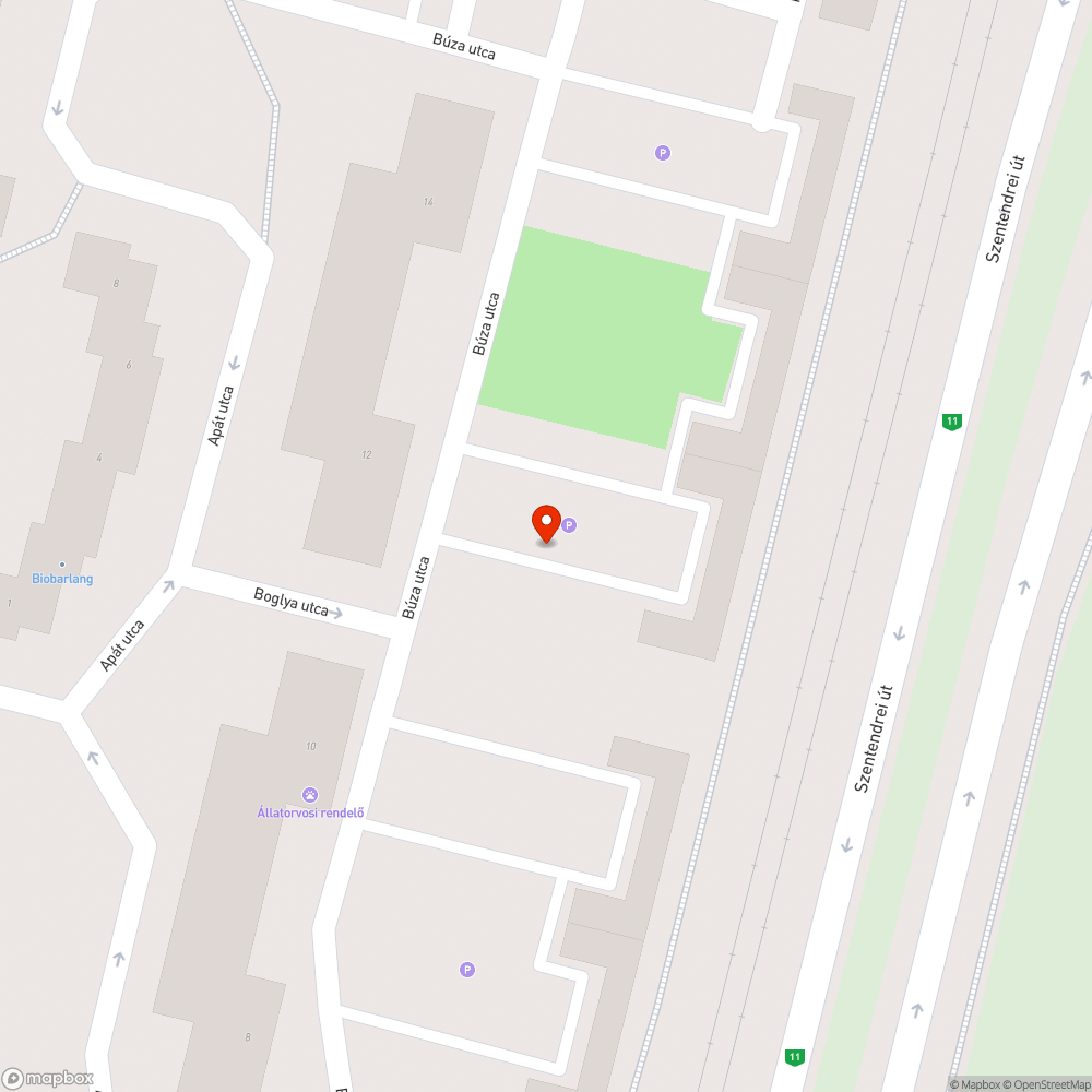 Roncs autó bejelentés helye