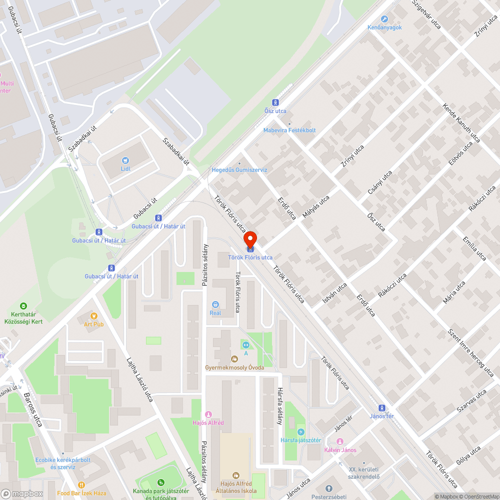 Több zsák szemét a villamosmegállóban bejelentés helye