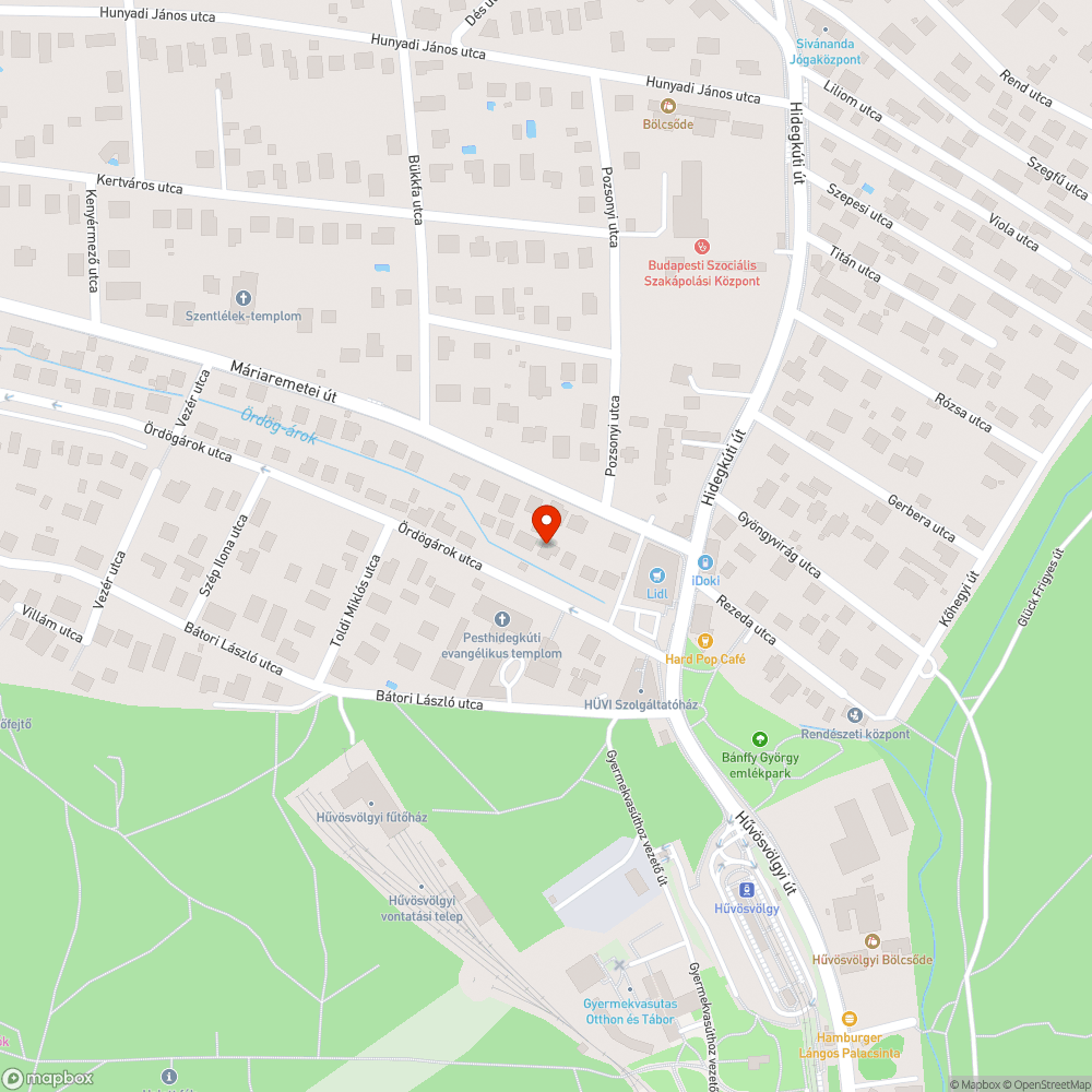 Szemetes járda bejelentés helye