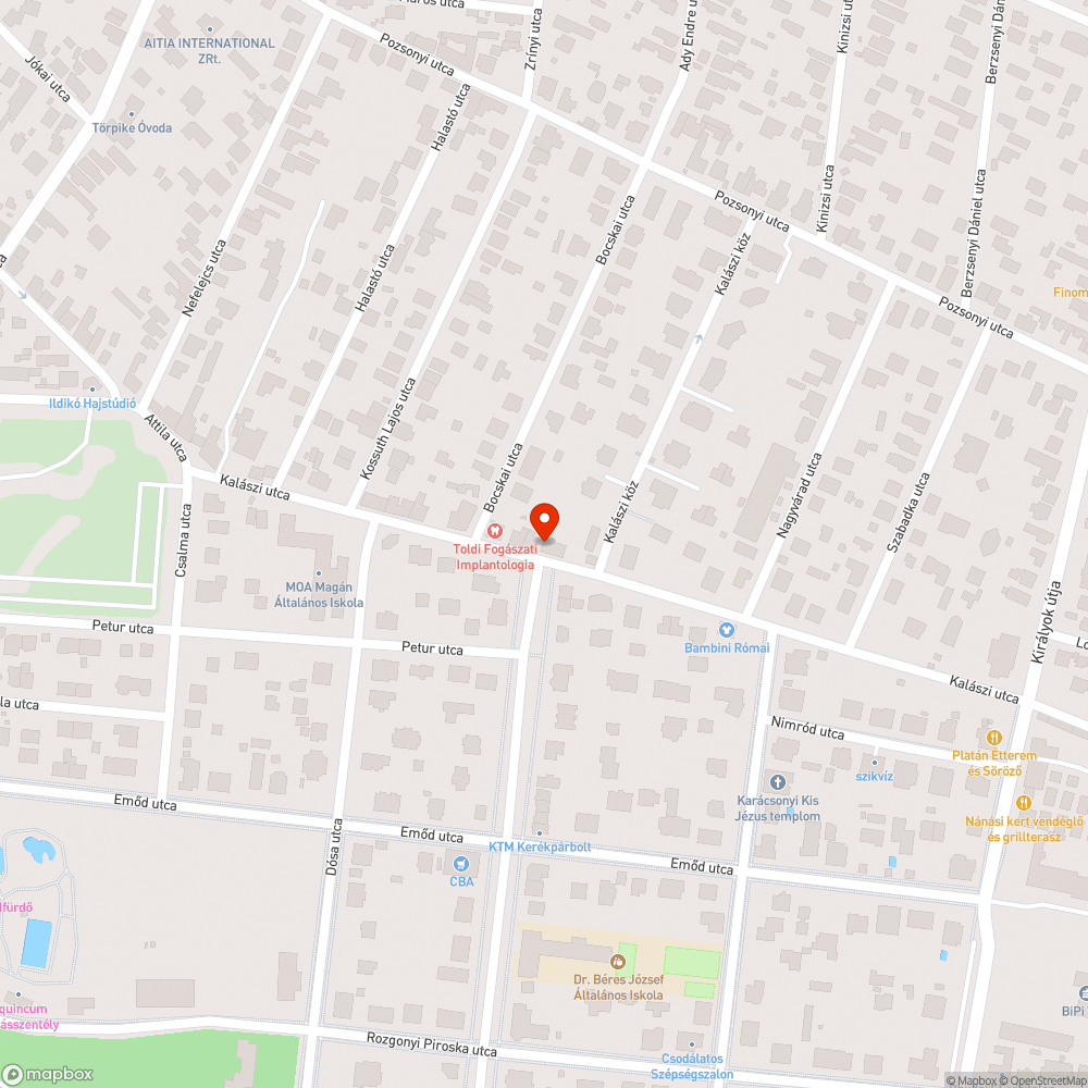 Eldugult víznyelő bejelentés helye