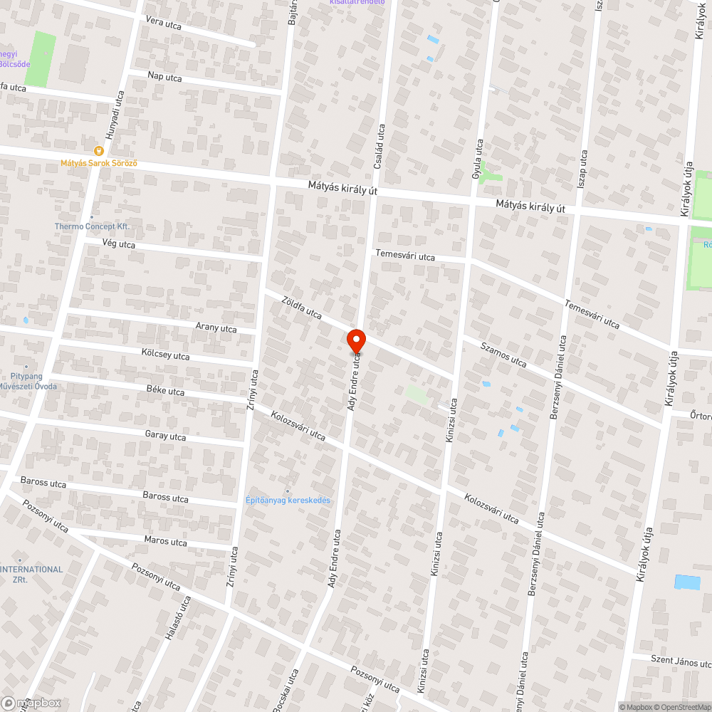 Elhagyott utánfutó bejelentés helye