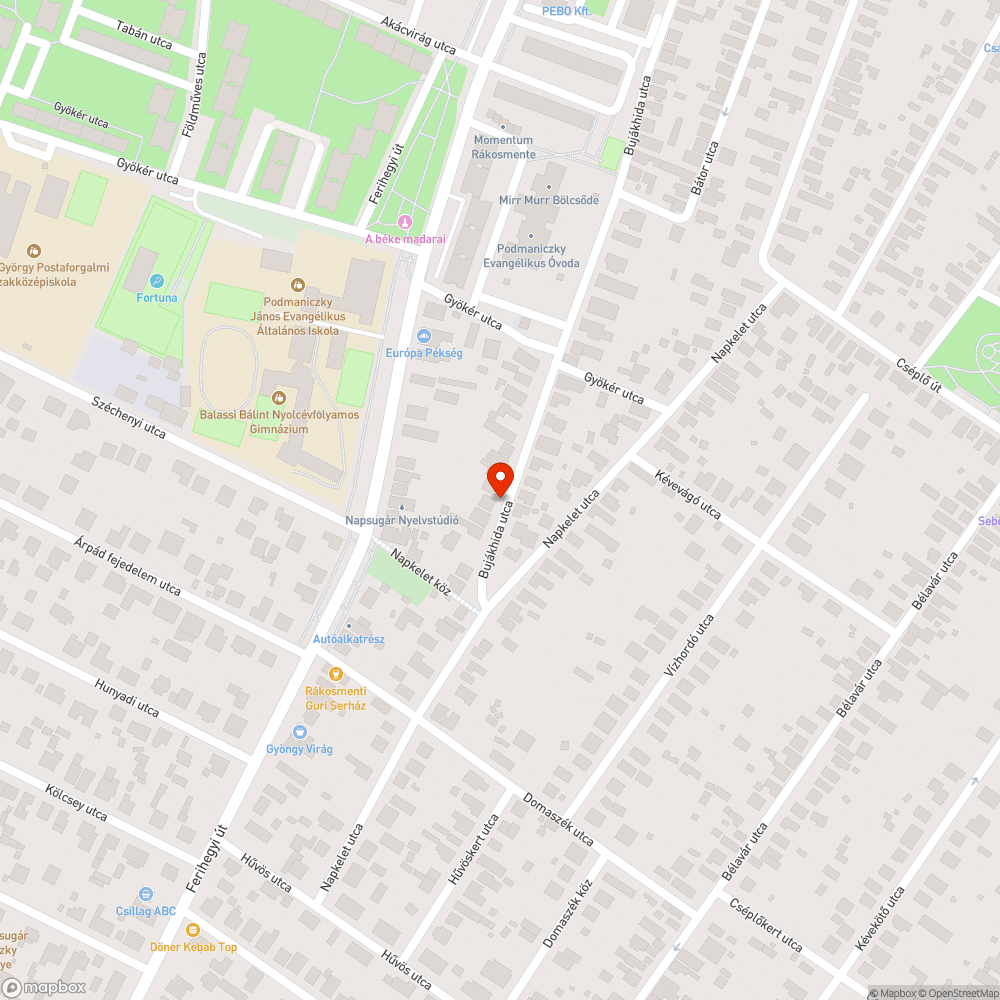 Gumi bejelentés helye