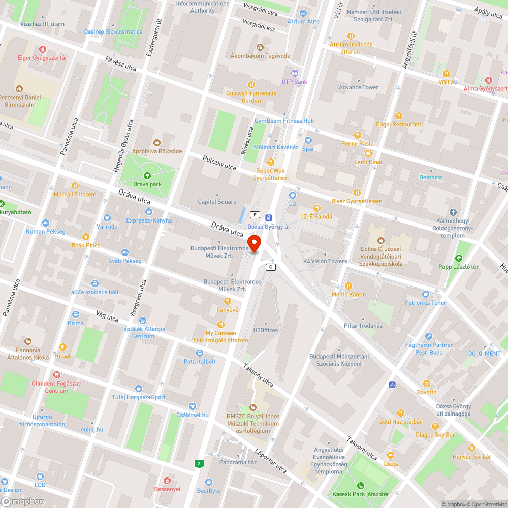 Kidőlt oszlop bejelentés helye