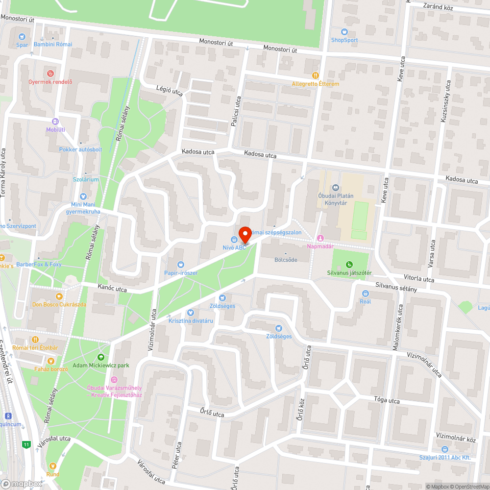 Lekopott járda felfestés bejelentés helye