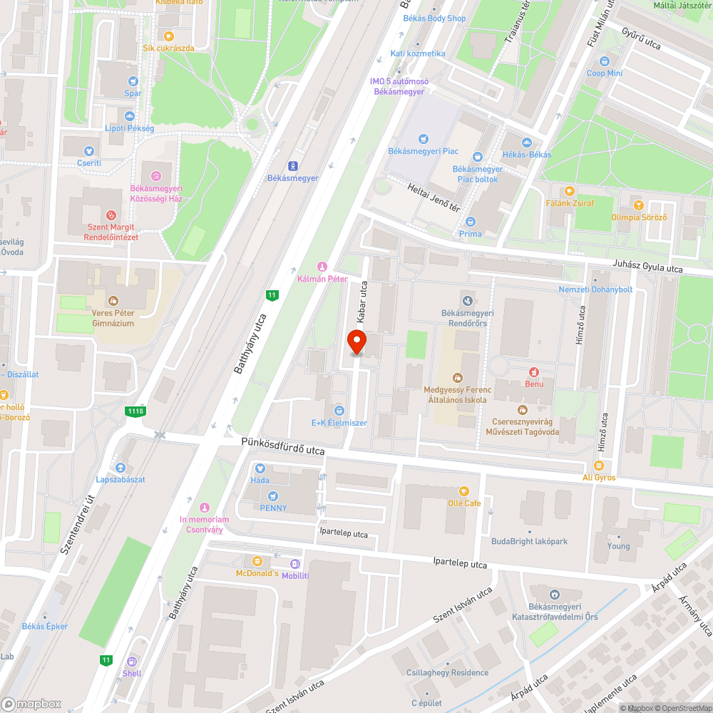 Közteres tábláz bejelentés helye