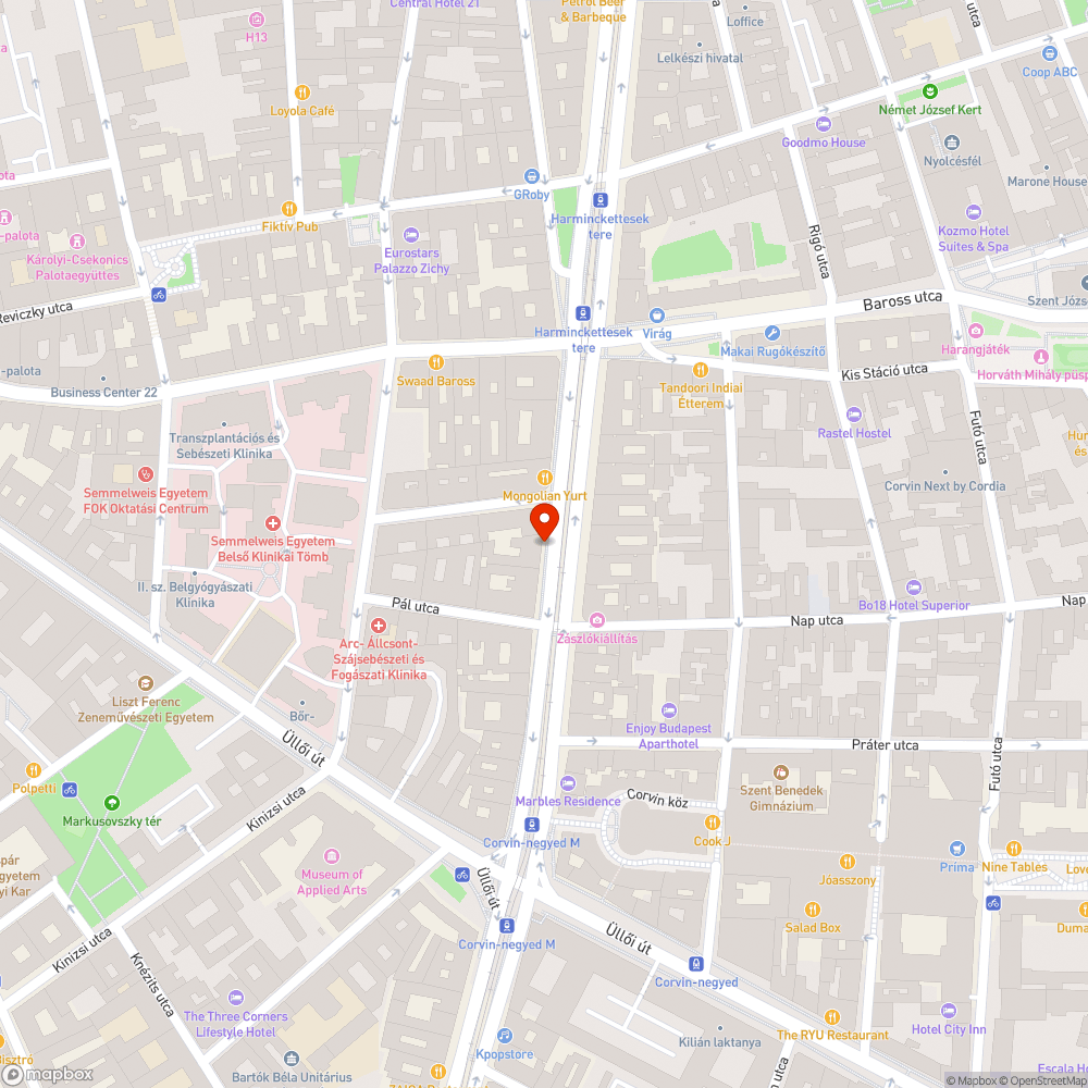 Eltört parkolásgátló bejelentés helye