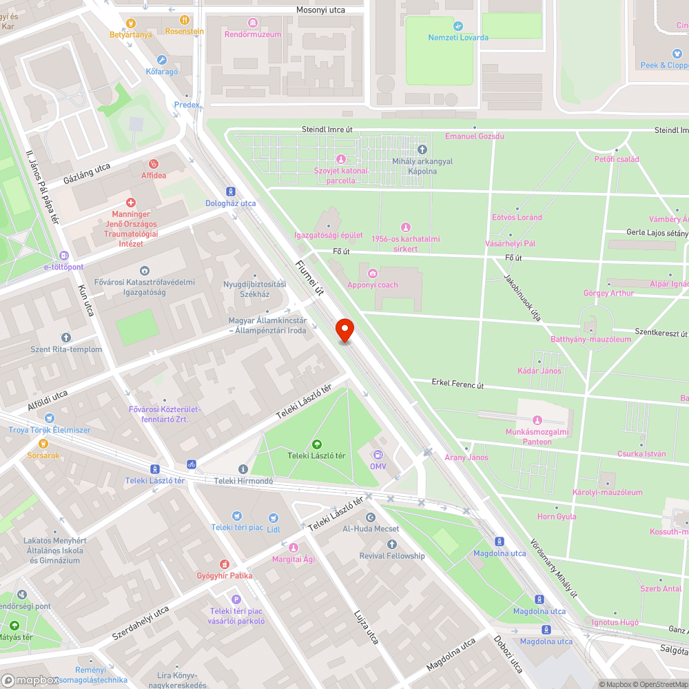 Szemetes sétány bejelentés helye