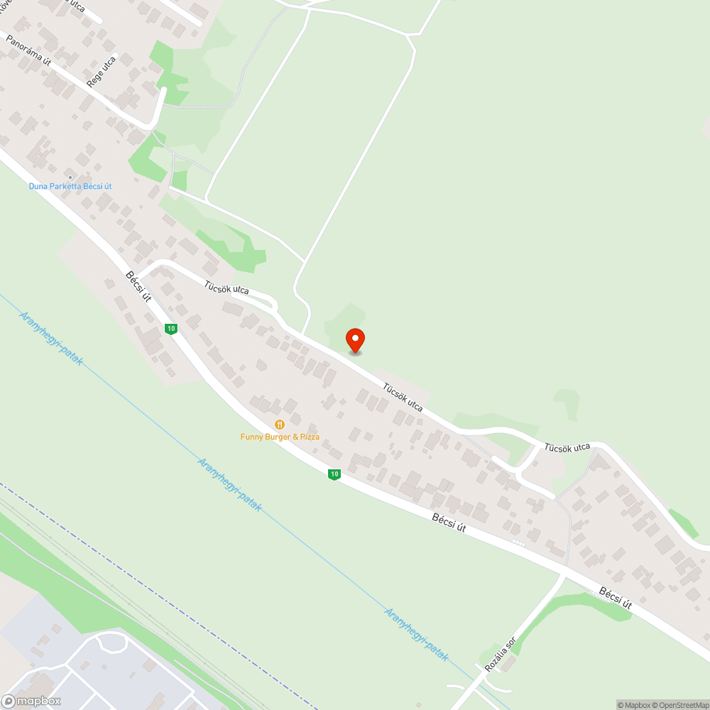 Tücsök utcában elhagyott Suzuki bejelentés helye