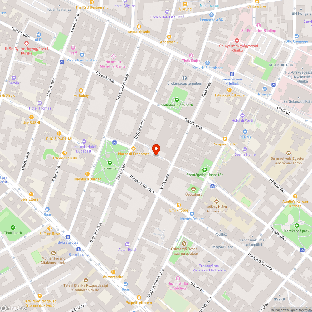 Rongált padok bejelentés helye