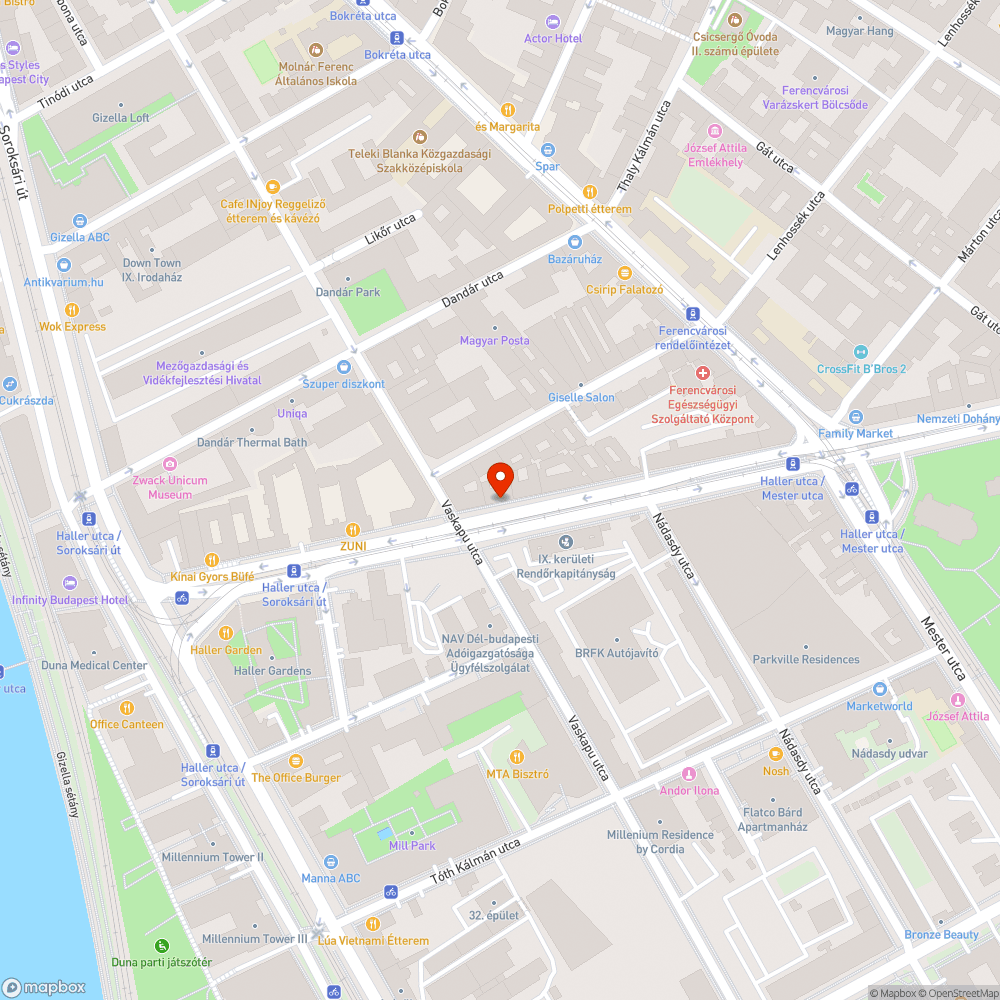 Jelzőtábla a földön bejelentés helye