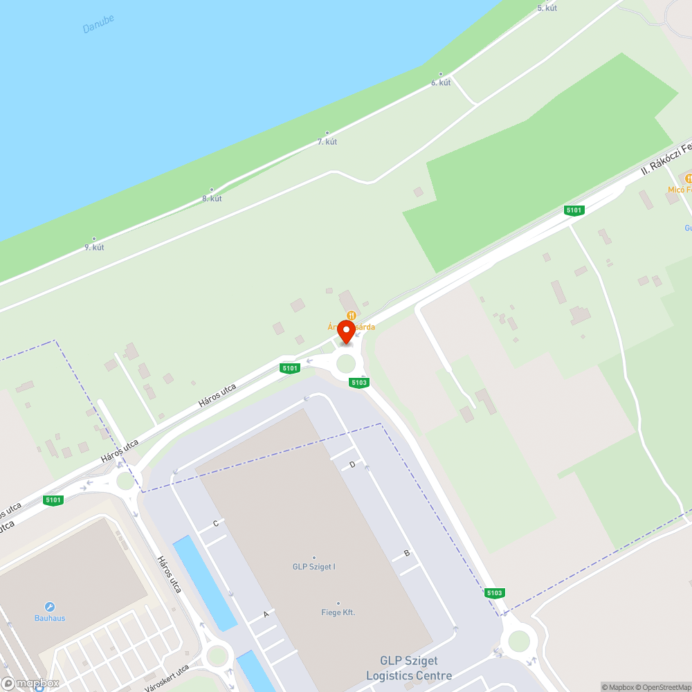 Roncs a szigetszentmiklósi Auchan áruháznál bejelentés helye