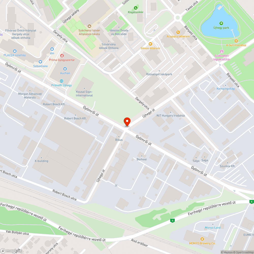 SMKP-t nem érzékelő lámpa bejelentés helye