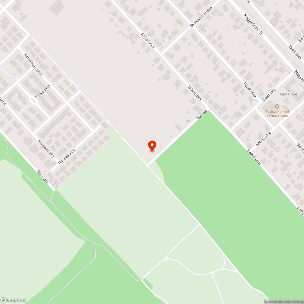 Kidobott ágy vagy kanapé az erdő szélén, a pestimrei Nap köz és Belsőmajor utca sarkán bejelentés helye