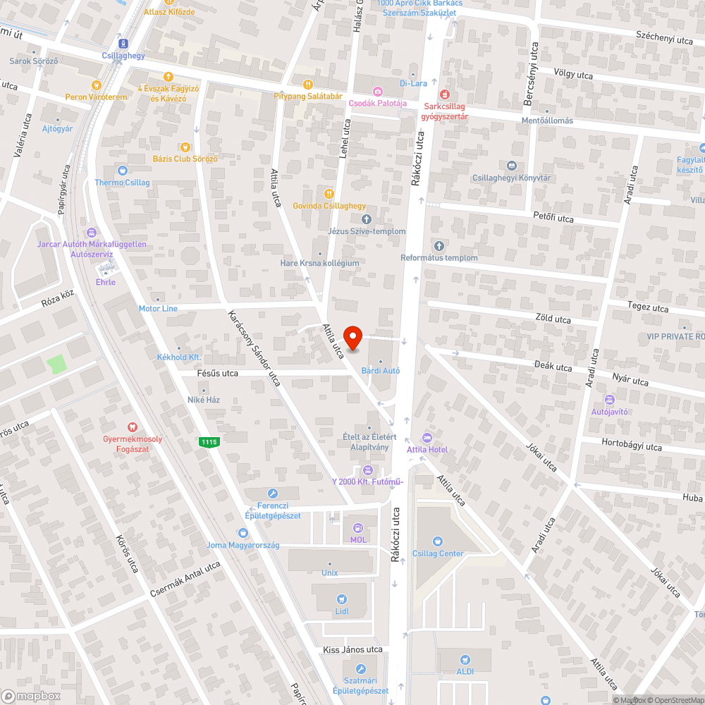 Balesetveszélyes útkereszteződés bejelentés helye