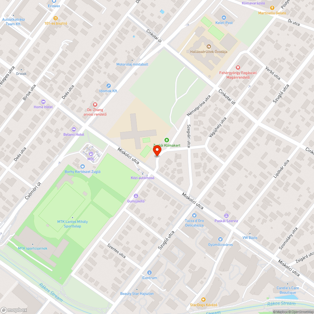 kiszáradt fa és zöldhulladék bejelentés helye