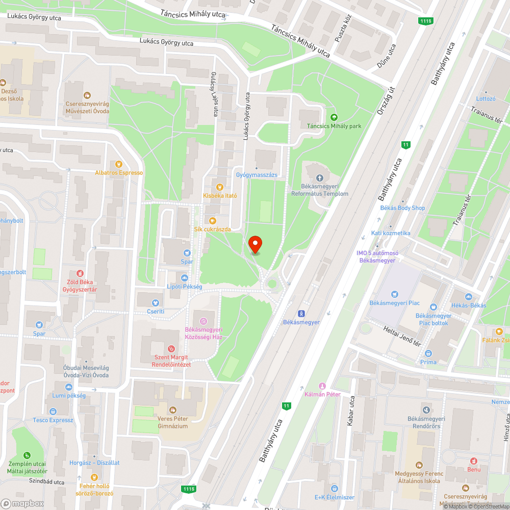 Botlásveszély bejelentés helye