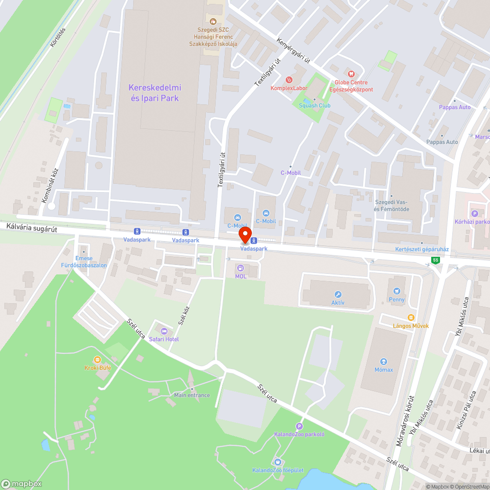 Tönkrement hirdetőfelület bejelentés helye