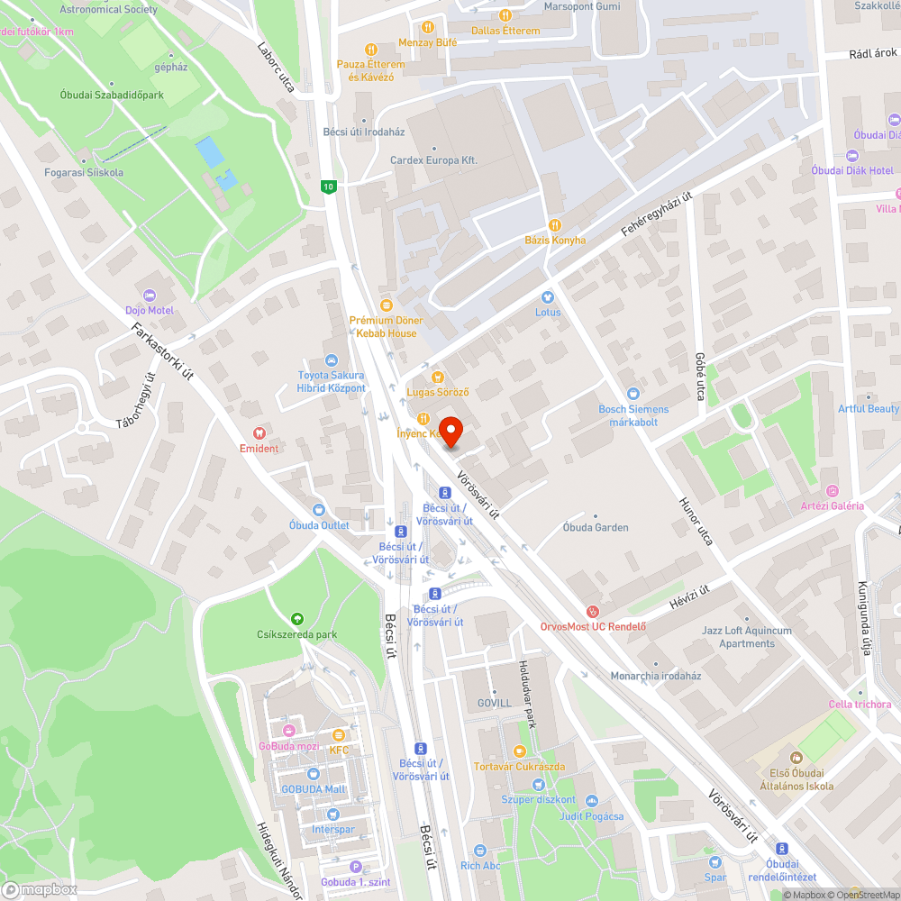 Bálványfa bejelentés helye