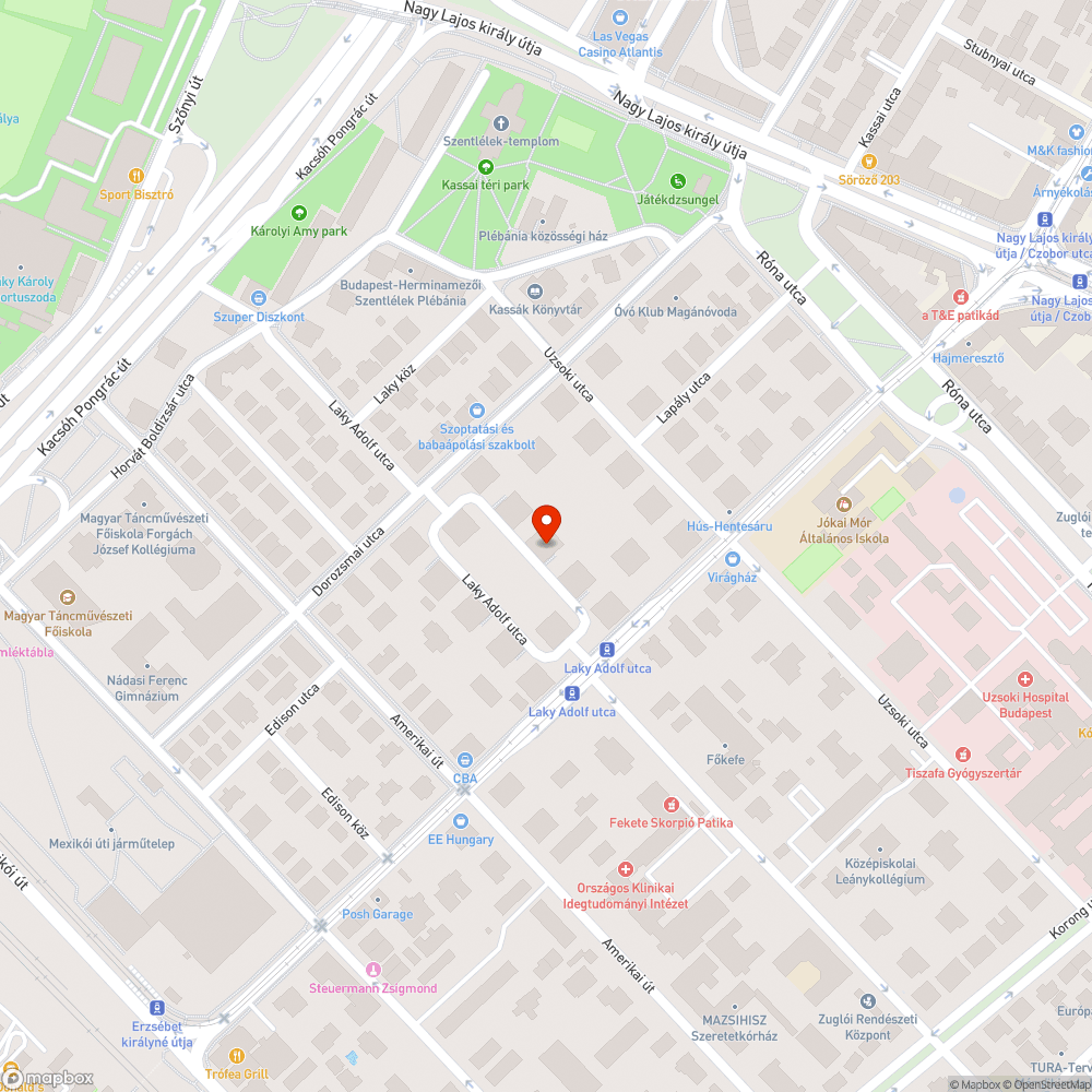 Elhanyagolt, koszos zuglói park bejelentés helye