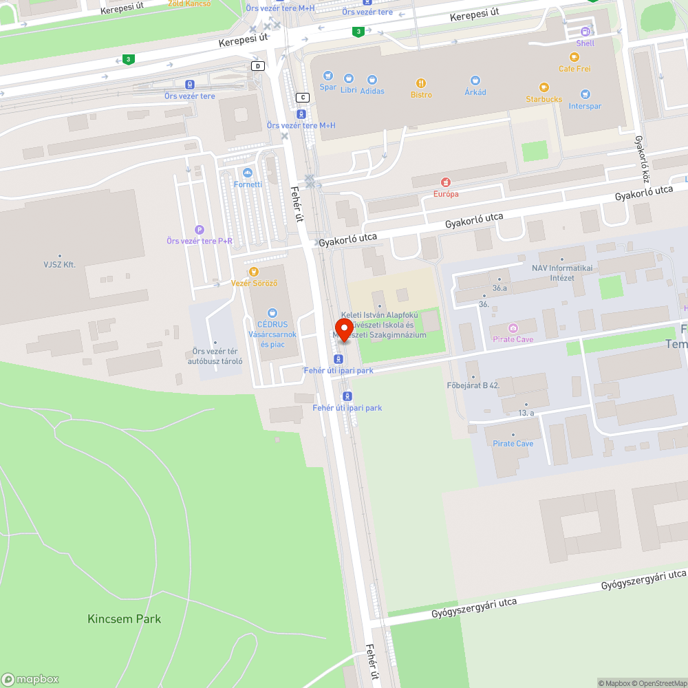 Rendszám nélküli roncs bejelentés helye