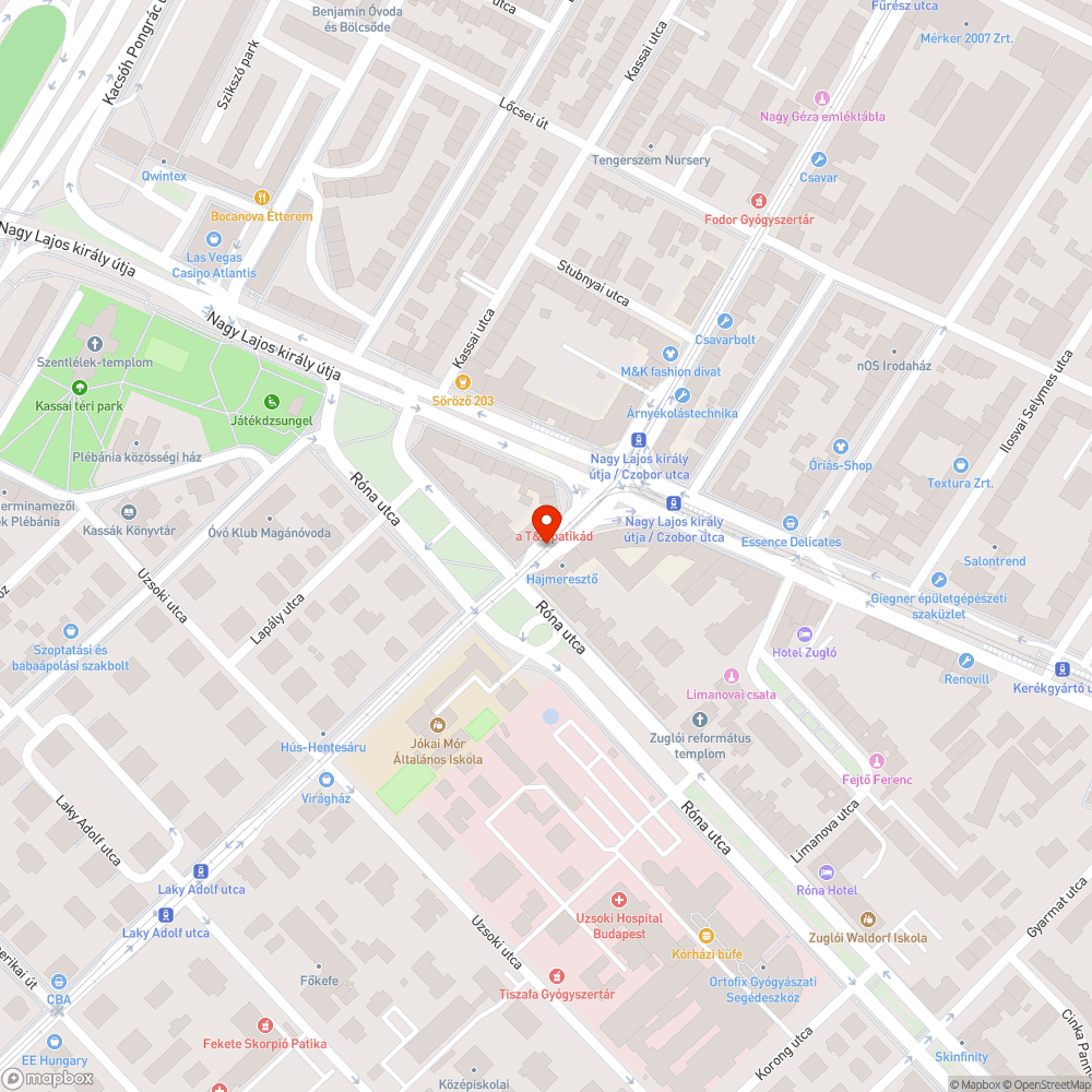 Megállóban lévő "elosztó" szétszedve bejelentés helye