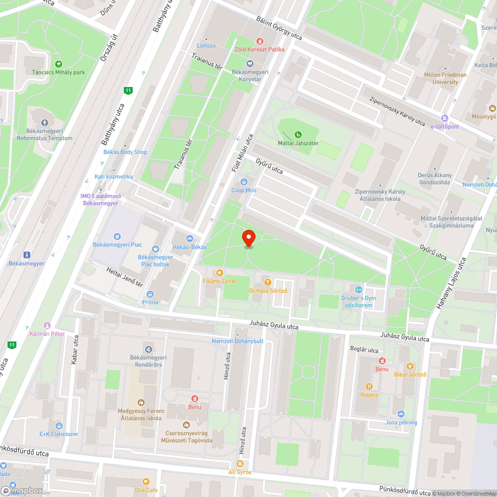 Rossz állapotú járda bejelentés helye