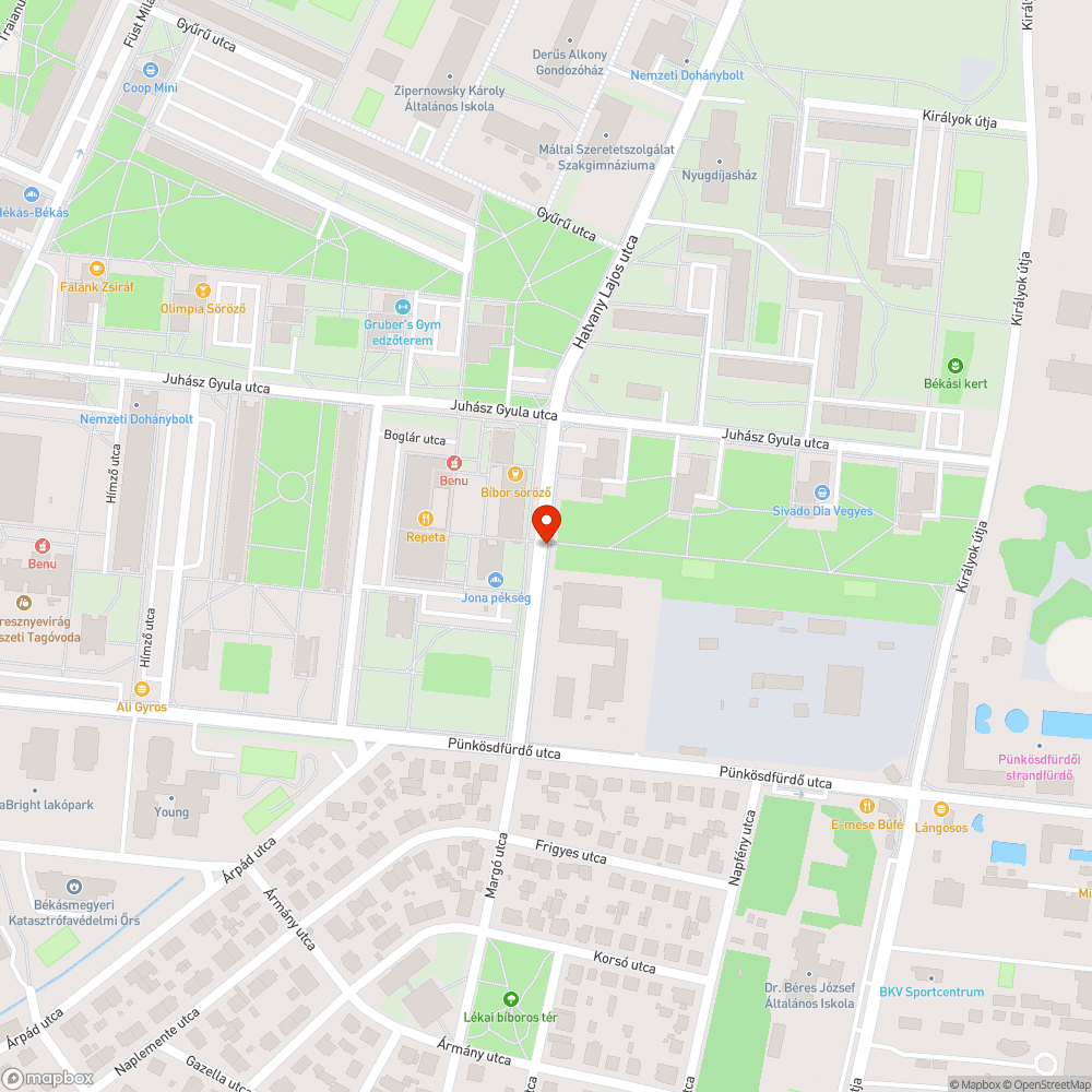 Szemét a volt ideiglenes piacon bejelentés helye