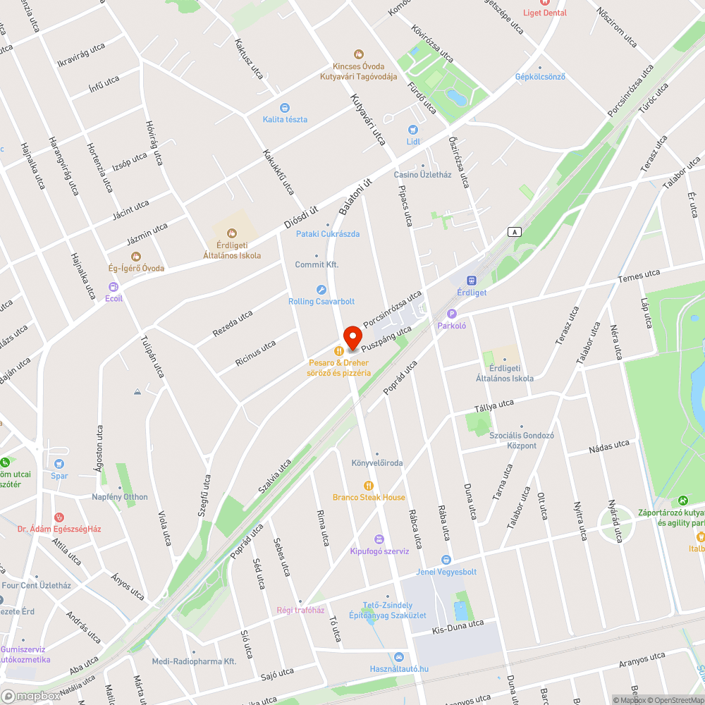 Eldugult csapadékvíz elnyelő bejelentés helye