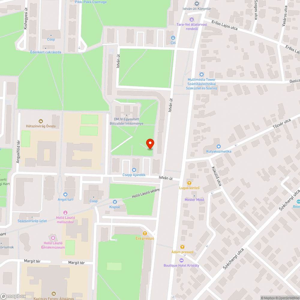 Játszótèr  füves bejelentés helye