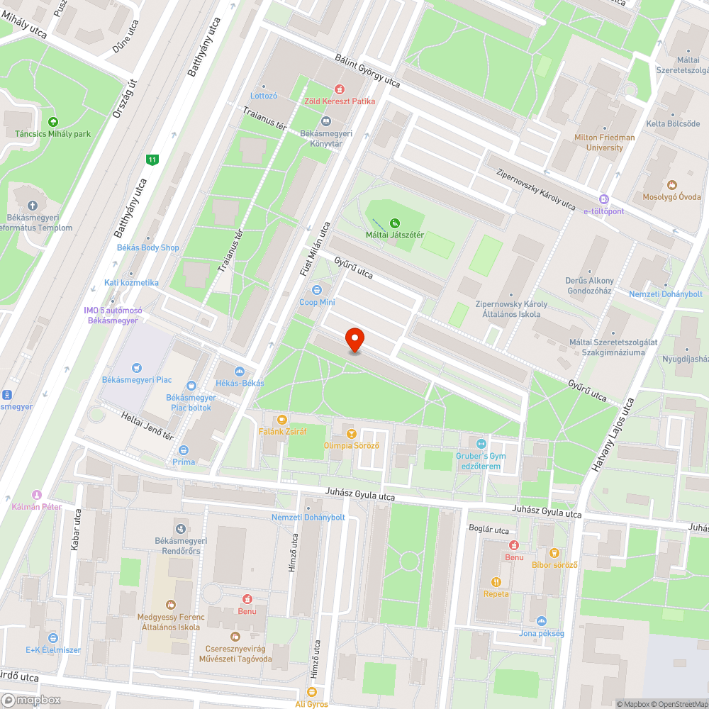 Felesleges kőtömbök bejelentés helye