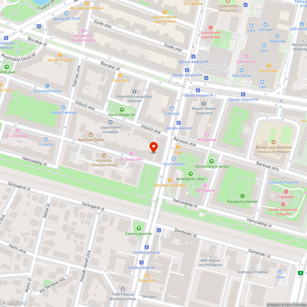 Felbomlott járda bejelentés helye