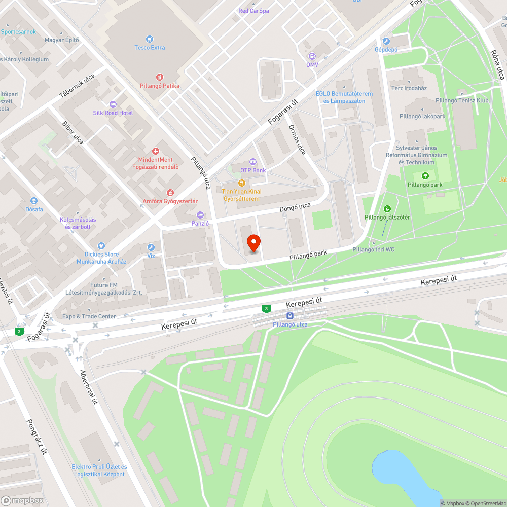 Madártetem bejelentés helye