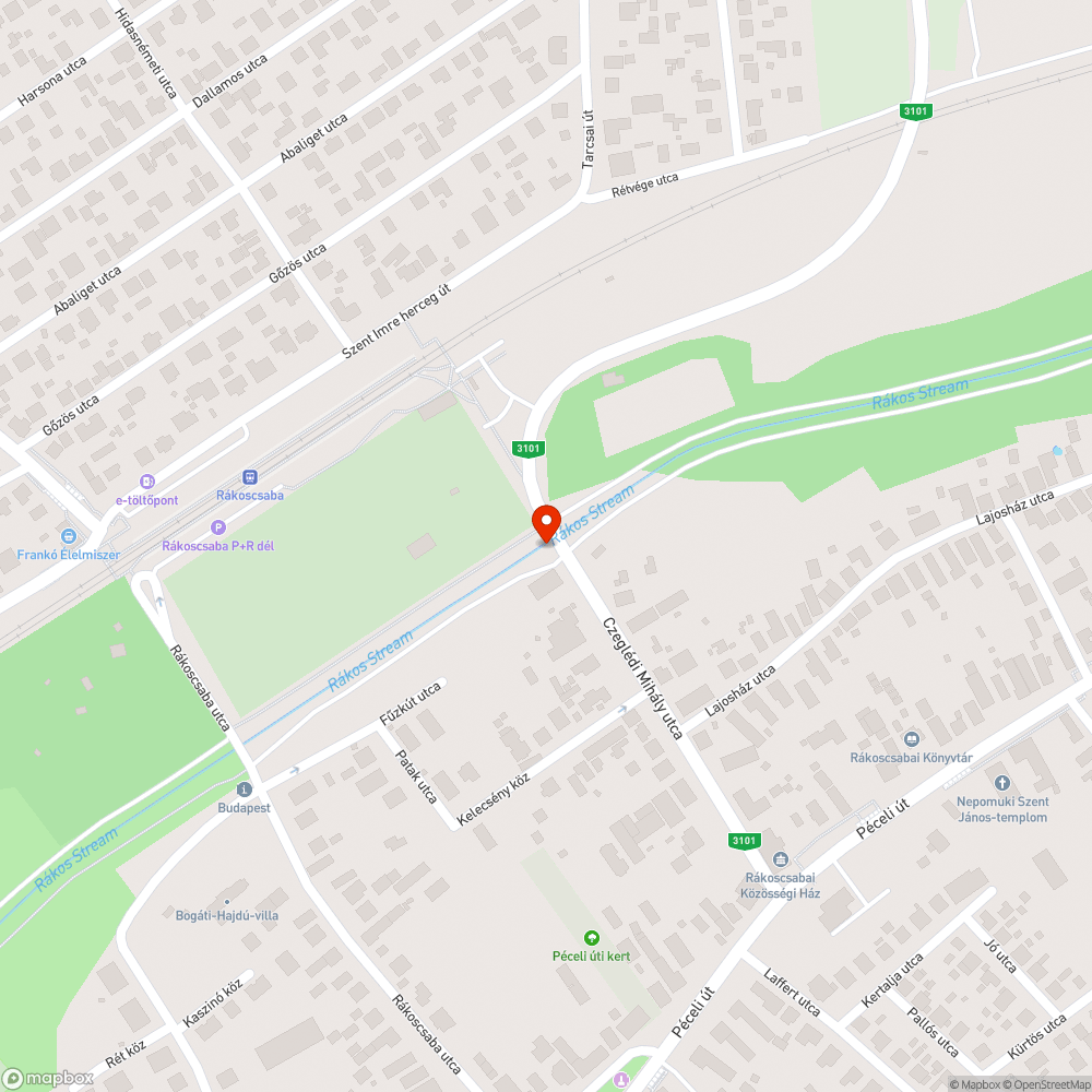 Elhajlott tábla bejelentés helye