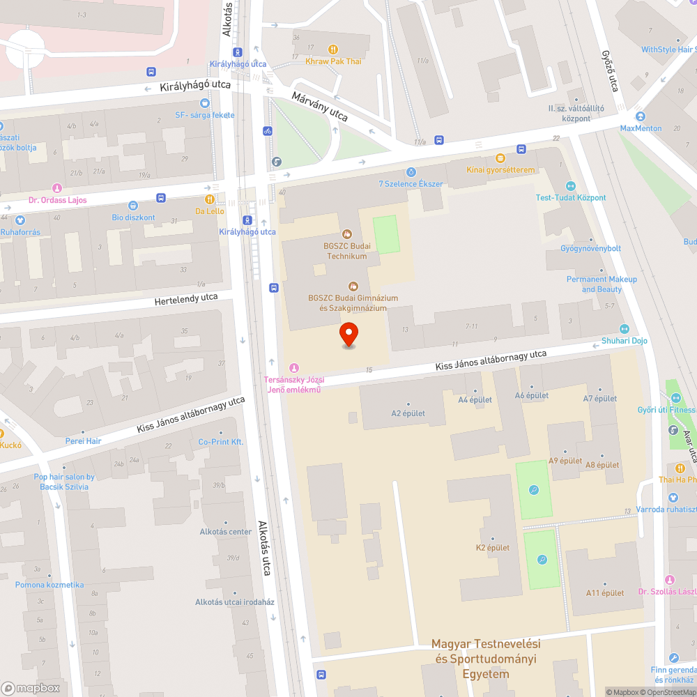 Parkolók jelzése táblával, felfestéssel bejelentés helye