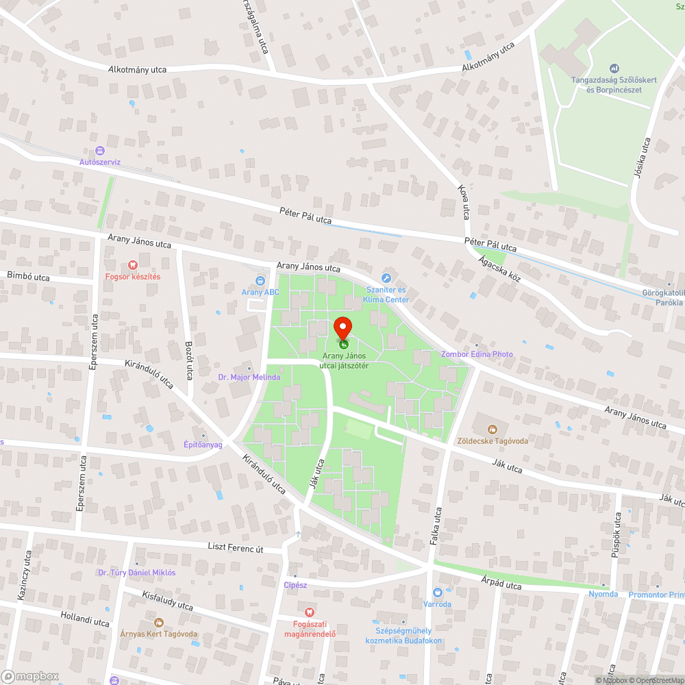 balesetveszélyes játszótér bejelentés helye