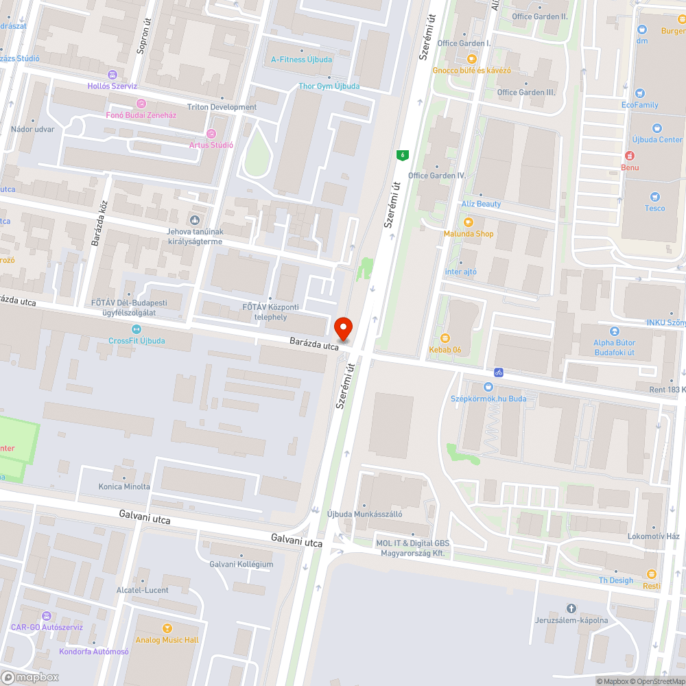 Zavaros kerékpárút-kialakítás a Szerémi út - Barázda utca sarkon bejelentés helye