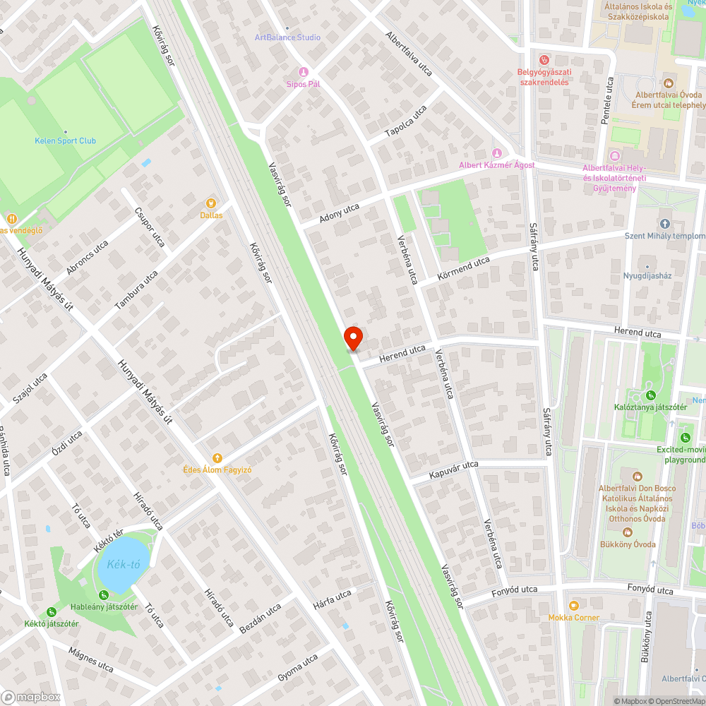 Elmaradt aszfaltozás a Herend utcai vasúti aluljárónál bejelentés helye