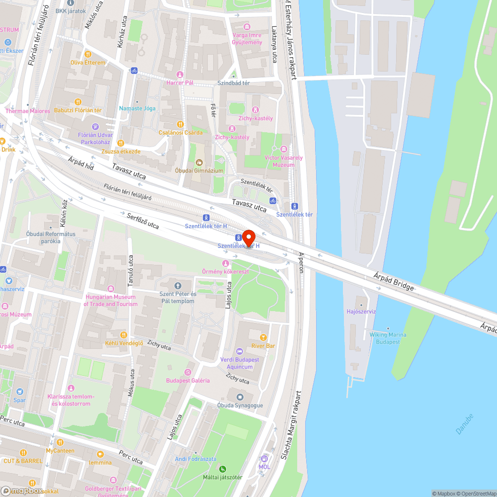 Graffitik a hídon bejelentés helye