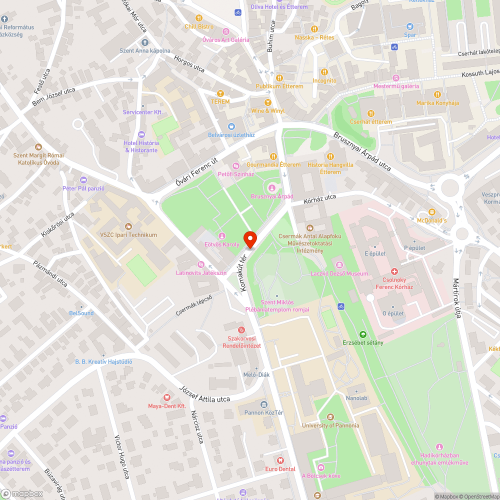 Kidöntött, veszélyes tábla bejelentés helye